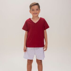 Pijama manga curta infantil