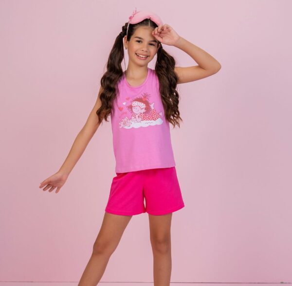 Short doll regata infantil