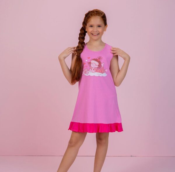 Camisola regata com babado