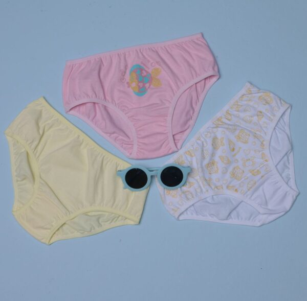 kit 03 calcinhas peixinho rosa