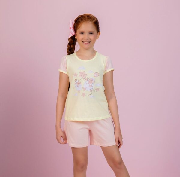 Short Doll infantil manga curta