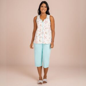 Capri com blusa regata